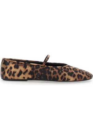 Jeffrey Campbell Buty, Kobieta, brązowy, 38 EU, Brązowe baletki z nadrukiem leoparda