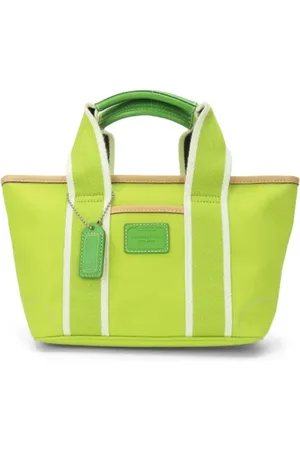 Coach Pre-owned, Kobieta, Zielony, ONE SIZE, Pre-owned Canvas totes