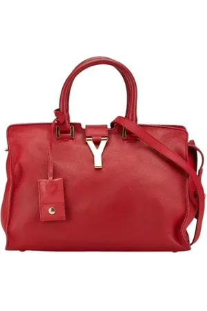 Saint Laurent Pre-owned, Kobieta, Czerwony, ONE SIZE, Skóra, Pre-owned skórzane torby na ramię