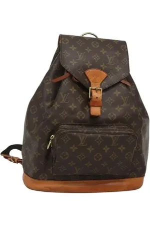 LOUIS VUITTON Pre-owned, Kobieta, brązowy, ONE SIZE, Skóra, Pre-owned Canvas backpacks
