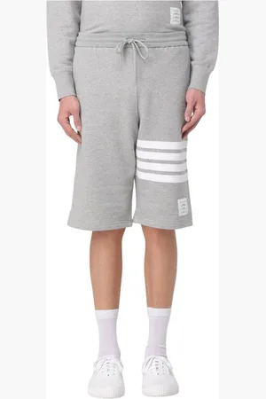 Thom Browne Szorty, Mężczyzna, Szary, 2XL, Granatowe Casualowe Spodenki