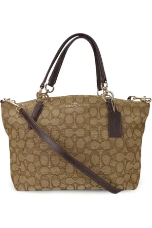 Coach Pre-owned, Kobieta, Beżowy, ONE SIZE, Pre-owned Canvas handbags