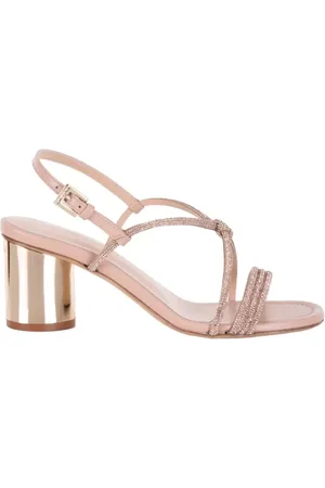 BALDININI Buty, Kobieta, Beżowy, 40 EU, Beżowe Sandały na Obcasie