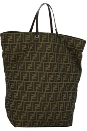 Fendi Pre-owned, Kobieta, brązowy, ONE SIZE, Pre-owned Canvas handbags