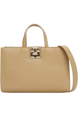 Tommy Hilfiger Torebki, Kobieta, Beżowy, ONE SIZE, Skóra, Stylowa torebka