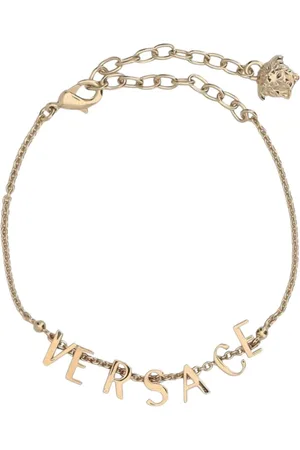 VERSACE Akcesoria, Kobieta, Żółty, ONE SIZE, Złoty Bransoletka z Charms