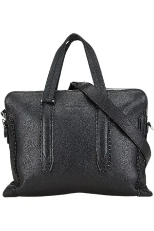 Salvatore Ferragamo Pre-owned, Kobieta, Czarny, ONE SIZE, Skóra, Pre-owned Leather briefcases