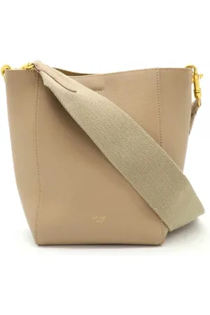 Céline Pre-owned, Kobieta, Beżowy, ONE SIZE, Skóra, Pre-owned skórzane torby na ramię