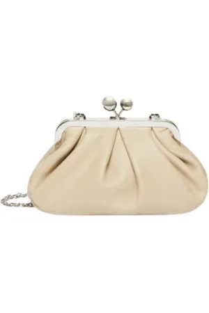 Max Mara Torebki, Kobieta, Beżowy, ONE SIZE, Mała torba Pasticcino w kolorze naturalnym