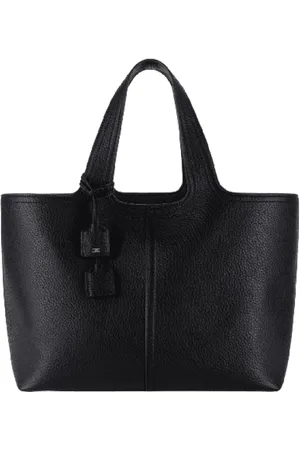 Elisabetta Franchi Torebki, Kobieta, Czarny, ONE SIZE, Poliester, Syntetyczna torba z logo charm