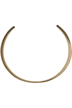 Fabiana Filippi Akcesoria, Kobieta, Szary, ONE SIZE, Elegancki Złoty Choker Naszyjnik