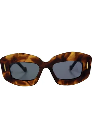 Loewe Akcesoria, Kobieta, brązowy, ONE SIZE, Brązowe okulary przeciwsłoneczne dla kobiet