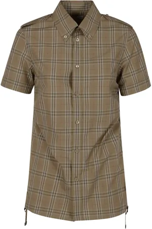 Burberry Bluzki, Kobieta, Beżowy, S, Stylowe Koszule dla Mężczyzn
