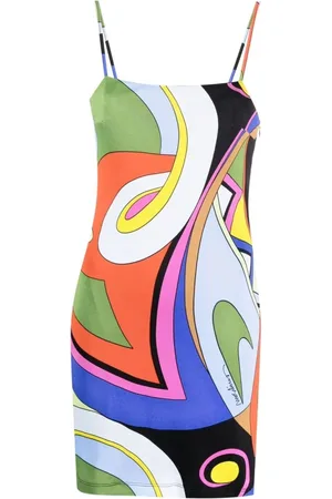 Moschino Sukienki, Kobieta, Wielobarwność, S, Wielokolorowa Sukienka Statement Look