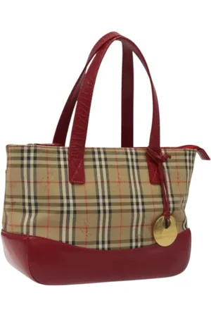 Burberry Pre-owned, Kobieta, Beżowy, ONE SIZE, Skóra, Pre-owned Canvas handbags