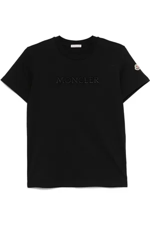 Moncler Koszulki, Kobieta, Czarny, XS, Czarna koszulka i polo