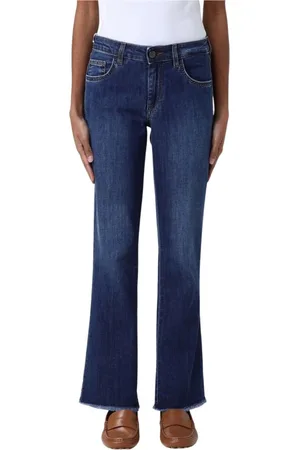 FAY Jeansy, Kobieta, Niebieski, W27, Denim, Klasyczne Jeansyy Dżinsowe dla Kobiet