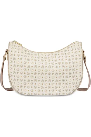 Pollini Torebki, Kobieta, Beżowy, ONE SIZE, Hobo Bag Heritage PVC