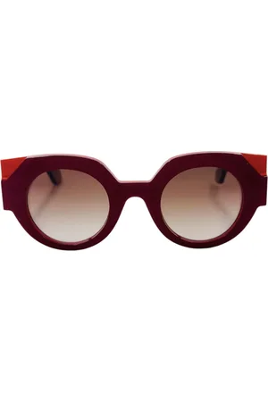 Face À Face Akcesoria, Kobieta, Czerwony, ONE SIZE, Nowoczesne czerwone okulary przeciwsłoneczne z odważnym designem