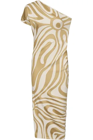 Emilio Pucci Sukienki, Kobieta, Beżowy, M, Elegancka Kolekcja Sukienek