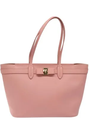 Salvatore Ferragamo Pre-owned, Kobieta, Różowy, ONE SIZE, Skóra, Pre-owned Skórzane torebki