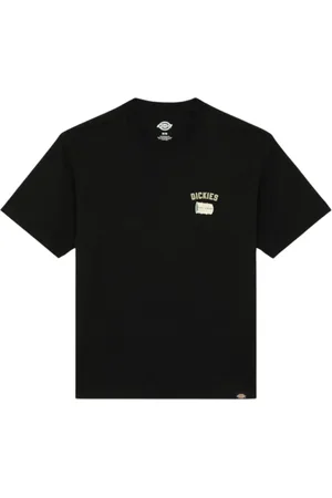 Dickies Koszulki, Mężczyzna, Czarny, S, Service Crew Short Sleeve Tee