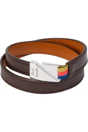 Paul Smith Akcesoria, Mężczyzna, brązowy, ONE SIZE, Brązowy Bransoletka Stylowy Design