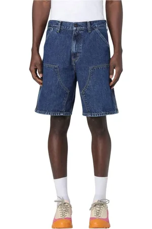 Carhartt Szorty, Mężczyzna, Niebieski, W31, Czarne Spodnie Stolarskie
