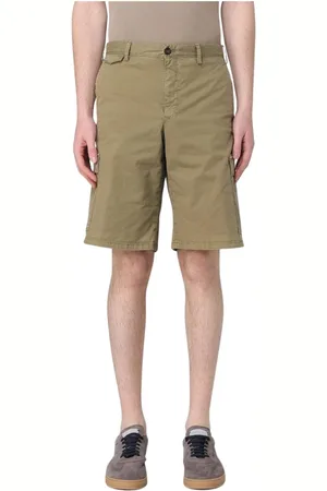 PT Torino Szorty, Mężczyzna, Zielony, M, Niebieskie Stylowe Szorty Casual z Zamkiem