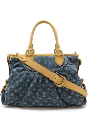 LOUIS VUITTON Pre-owned, Kobieta, Niebieski, ONE SIZE, Denim, Pre-owned płócienne torby Louis Vuitton