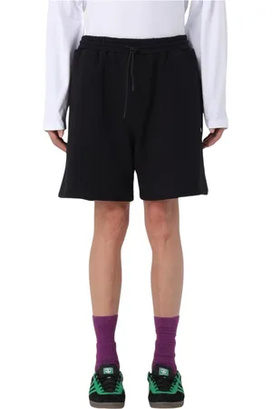 Msgm Szorty, Mężczyzna, Czarny, M, Czarne luźne stylowe szorty