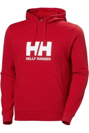 Helly Hansen Bluzy, Mężczyzna, Czerwony, L, Organiczna bluza z kapturem, wszechstronny design
