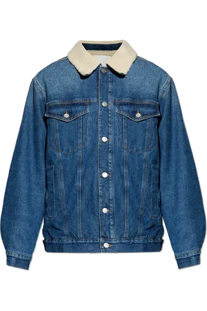 Isabel Marant Kurtki, Mężczyzna, Niebieski, M, Bawełna, Kurtka Japao