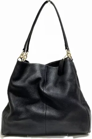 Coach Pre-owned, Kobieta, Czarny, ONE SIZE, Pre-owned Canvas shoulder-bags
