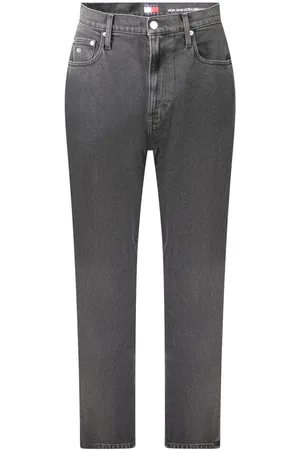 Tommy Hilfiger Jeansy, Kobieta, Szary, W25 L32, Bawełna, Czarne Bawełniane Mom Jeansy