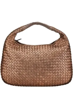 Bottega Veneta Pre-owned, Kobieta, brązowy, ONE SIZE, Skóra, Pre-owned skórzane torby na ramię