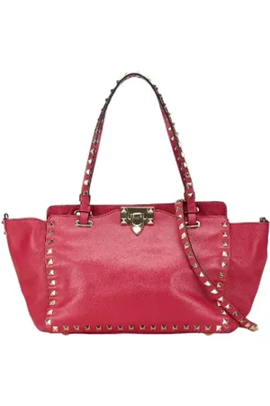 VALENTINO Pre-owned, Kobieta, Różowy, ONE SIZE, Skóra, Pre-owned skórzane torby na ramię