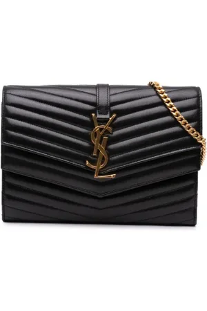 Saint Laurent Pre-owned, Kobieta, Czarny, ONE SIZE, Skóra, Pre-owned Leather crossbody-bags