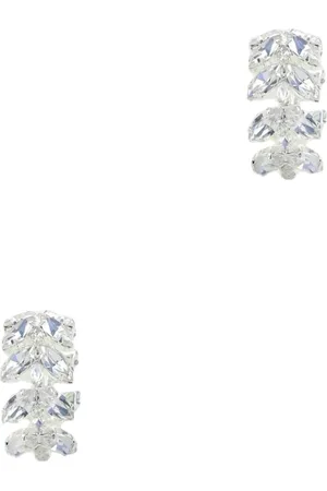 MAGDA BUTRYM Akcesoria, Kobieta, Szary, ONE SIZE, Marquise Crystal Drop Kolczyki