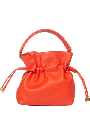 Aldo tramontano Torebki, Kobieta, Pomarańczowy, ONE SIZE, Mini Torba Skórzana z Rurkowatą Rączką