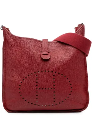 Hermès Pre-owned, Kobieta, Czerwony, ONE SIZE, Skóra, Pre-owned Leather crossbody-bags