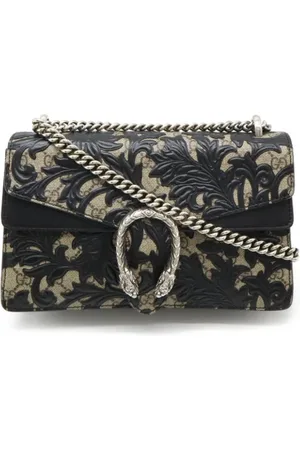 Gucci Pre-owned, Kobieta, Beżowy, ONE SIZE, Pre-owned Fabric handbags