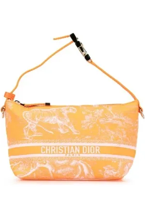 Dior Pre-owned, Kobieta, Pomarańczowy, ONE SIZE, Skóra, Pre-owned Skórzane torebki