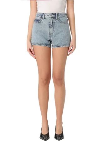 Alexander Wang Szorty, Kobieta, Niebieski, W27, Niebieskie Szorty Dżinsowe Stylowy Wielofunkcyjny Design