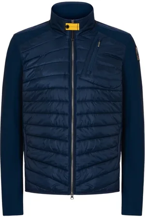 Parajumpers Kurtki, Mężczyzna, Niebieski, 2XL, Niebieska Kurtka Hybrydowa