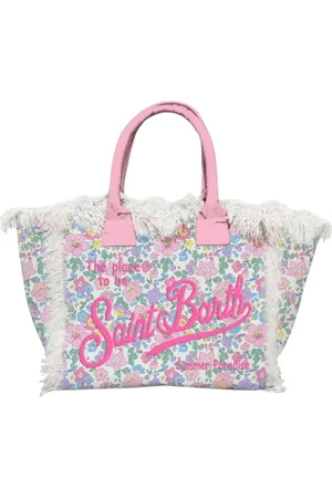 MC2 SAINT BARTH Torebki, Kobieta, Wielobarwność, ONE SIZE, Fioletowe Kwiaty Damska Torba Colette