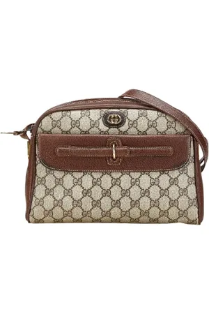 Gucci Pre-owned, Kobieta, brązowy, ONE SIZE, Skóra, Pre-owned skórzane torby na ramię