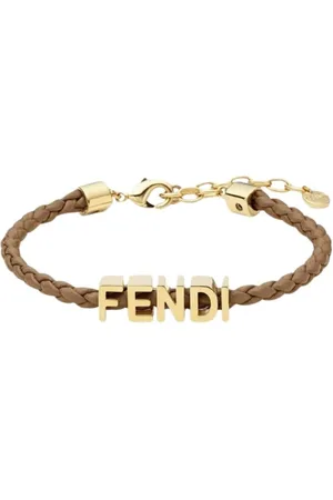 Fendi Akcesoria, Kobieta, brązowy, ONE SIZE, Elegancki Dodatek z Klejnotem