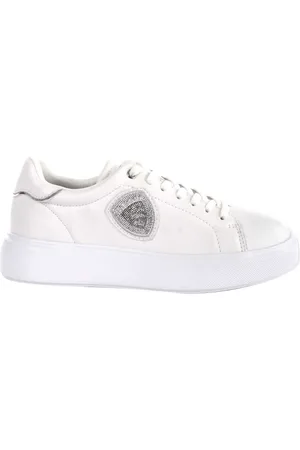 Blauer Buty, Kobieta, Biały, 39 EU, Zamsz, Białe Sneakersy dla Kobiet