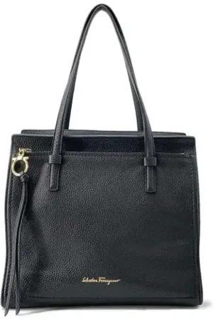 Salvatore Ferragamo Pre-owned, Kobieta, Czarny, ONE SIZE, Skóra, Pre-owned Skórzane torebki